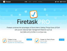 Tablet Screenshot of firetask.com